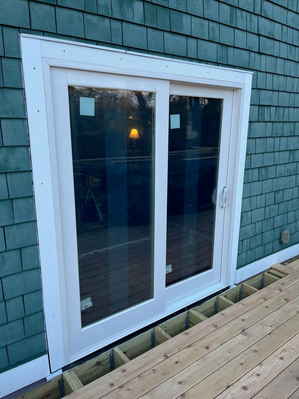 New Sliding Glass Doors and Deck Construction in Minnetonka image