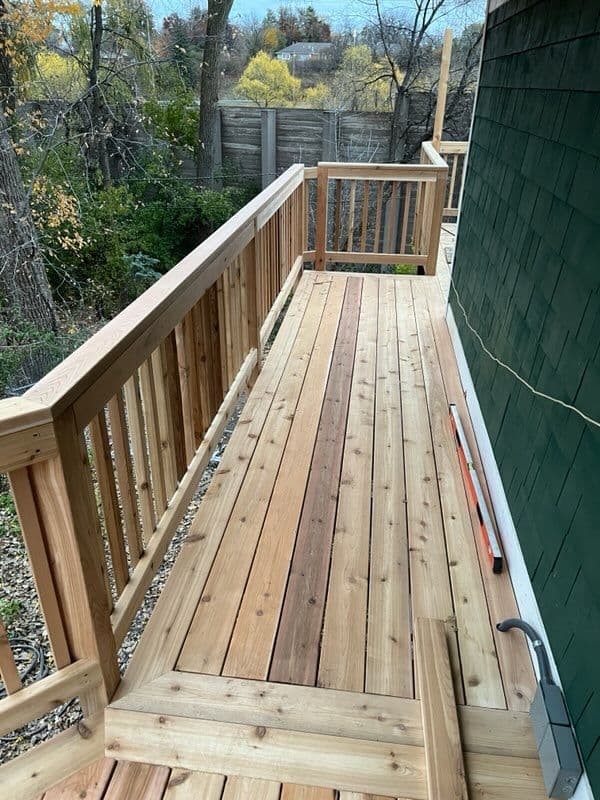 Gallery photos for Cedar Catwalk and Gazebo Deck Project in Minnetonka: Image #2