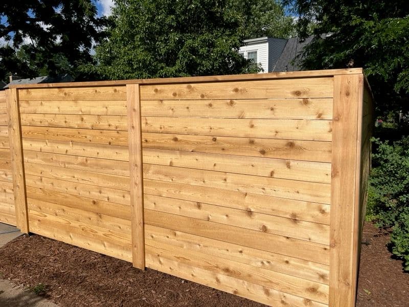 Gallery photos for Modern Cedar Fence Installation Enhances Privacy: Image #2