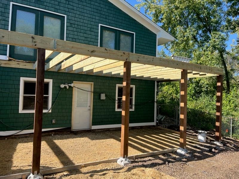 Gallery photos for Framing a Stunning Deck in Minnetonka: Image #1